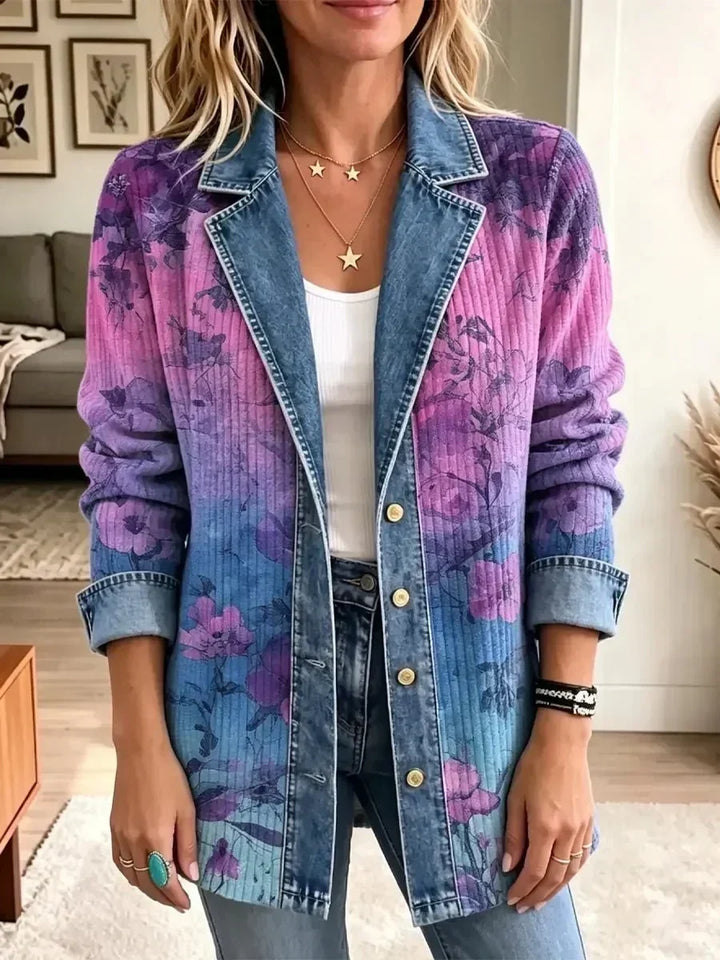 Brooklyn | Veste Art Florale Rétro