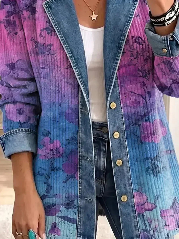 Brooklyn | Veste Art Florale Rétro