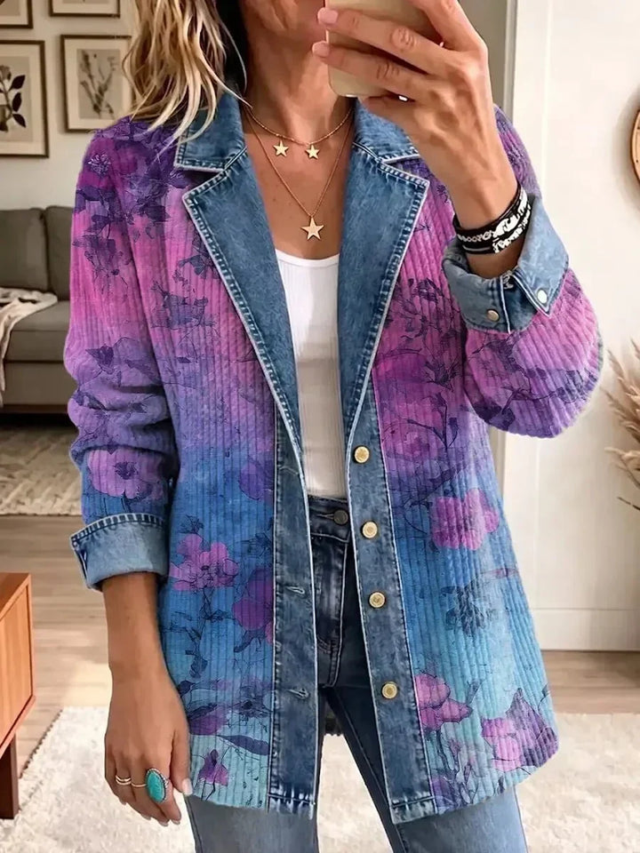 Brooklyn | Veste Art Florale Rétro