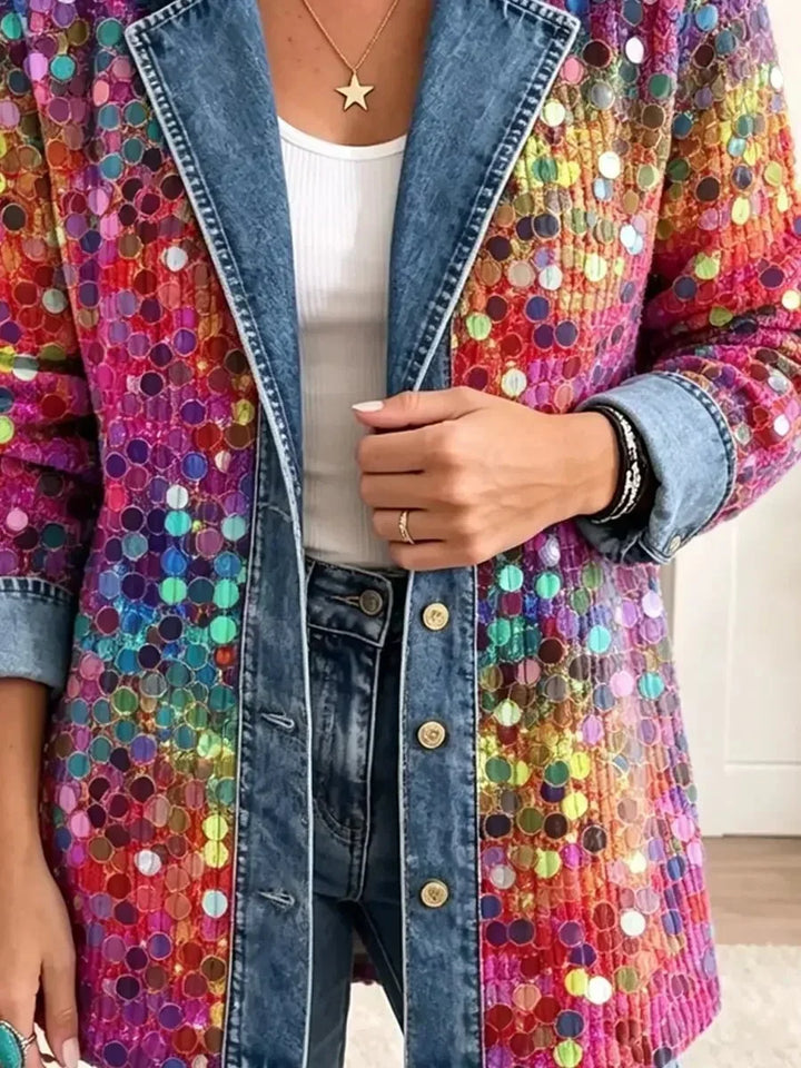 Kennedy | Veste Déclaration à Motif de Sequins