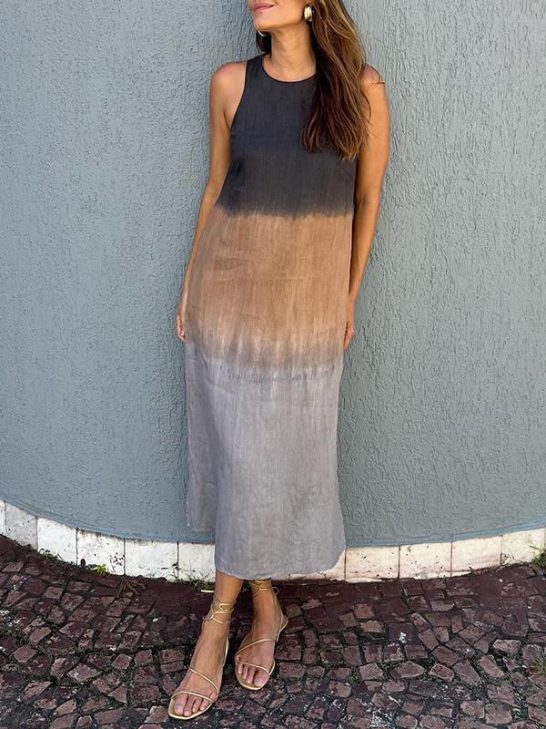Heather - Robe Dégradé Décontractée