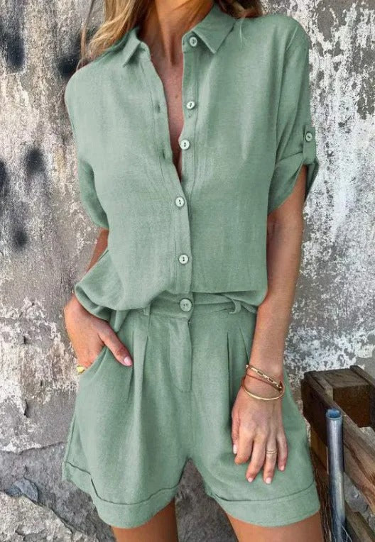 Melda - Ensemble Aéré Boutonné