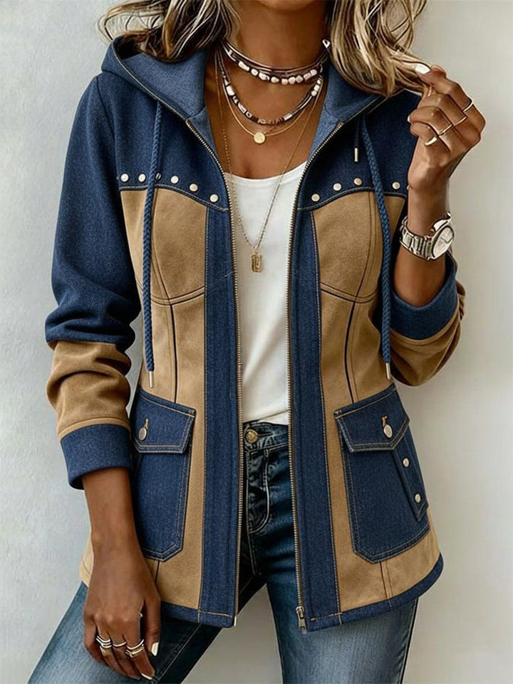 Marianne | Veste en patchwork avec capuche