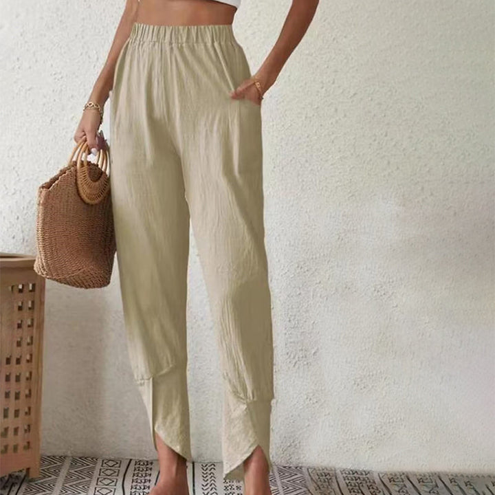Essari - Pantalons à Ourlet Fendu