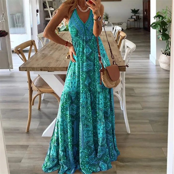 Gweneth - Robe Boho Sans Manches