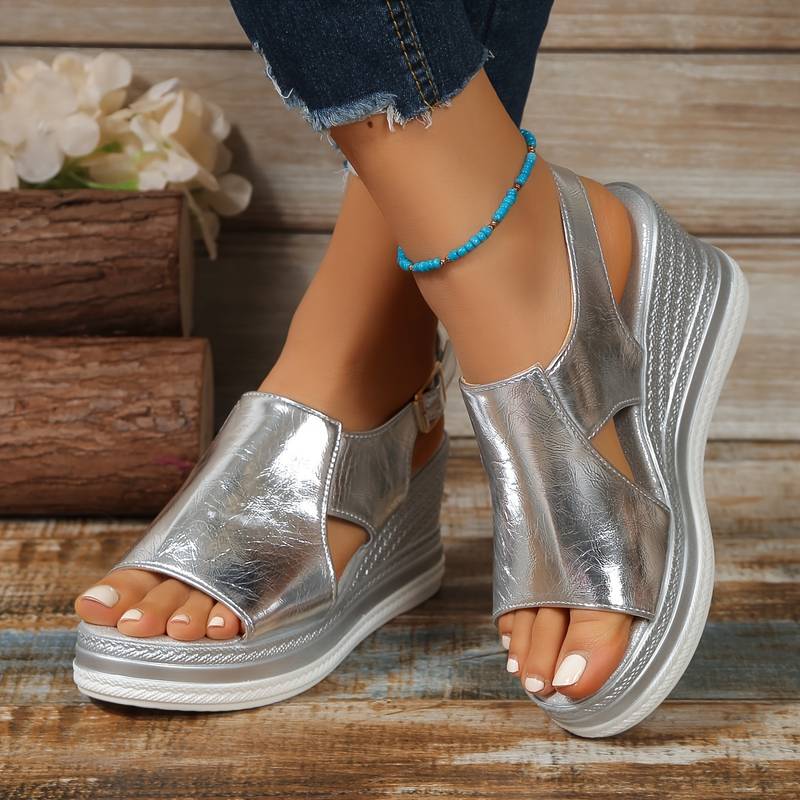 Baylie - Sandales Métalliques Élégantes
