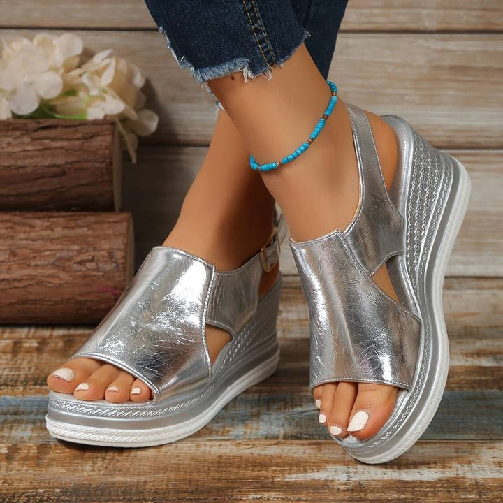 Baylie - Sandales Métalliques Élégantes