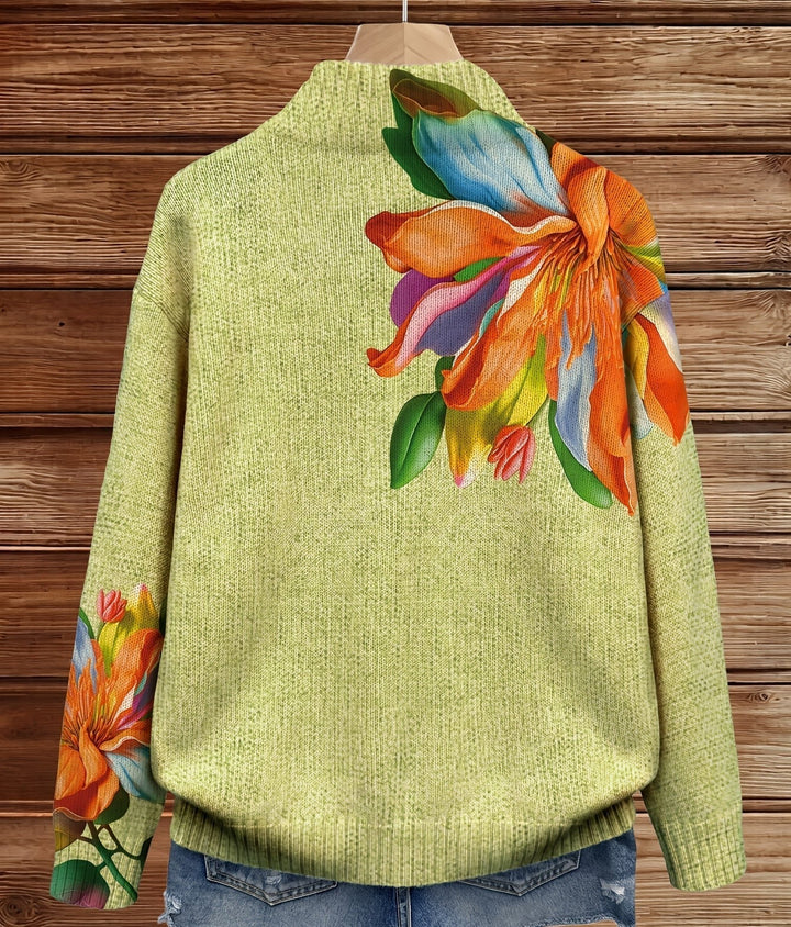 Isabella - Imprimé Floral Tropical Éclatant