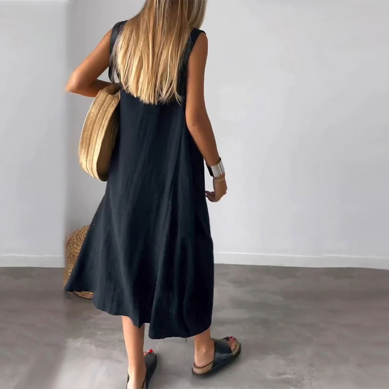 Amaris - Robe Décontractée Sans Manches