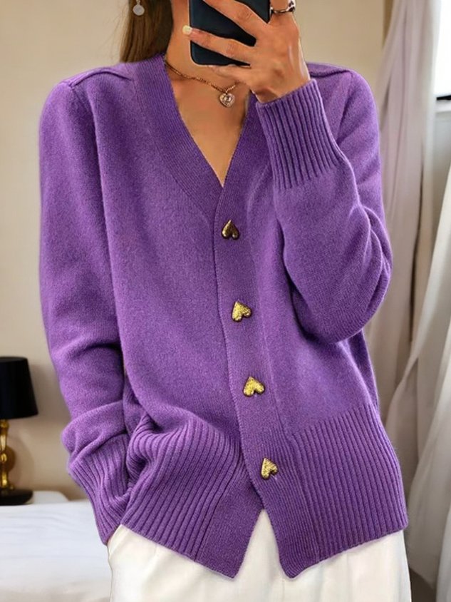 Amy | Cardigan Tricot Élégant