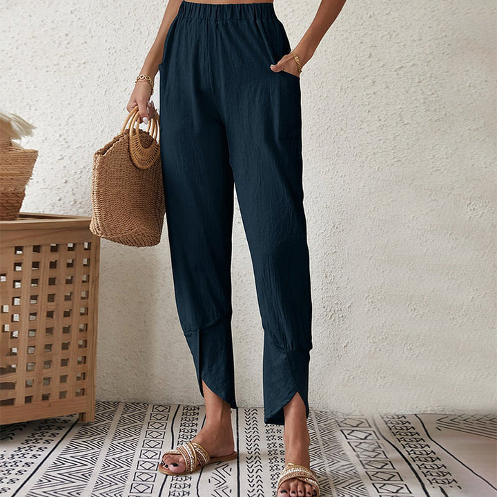 Essari - Pantalons à Ourlet Fendu