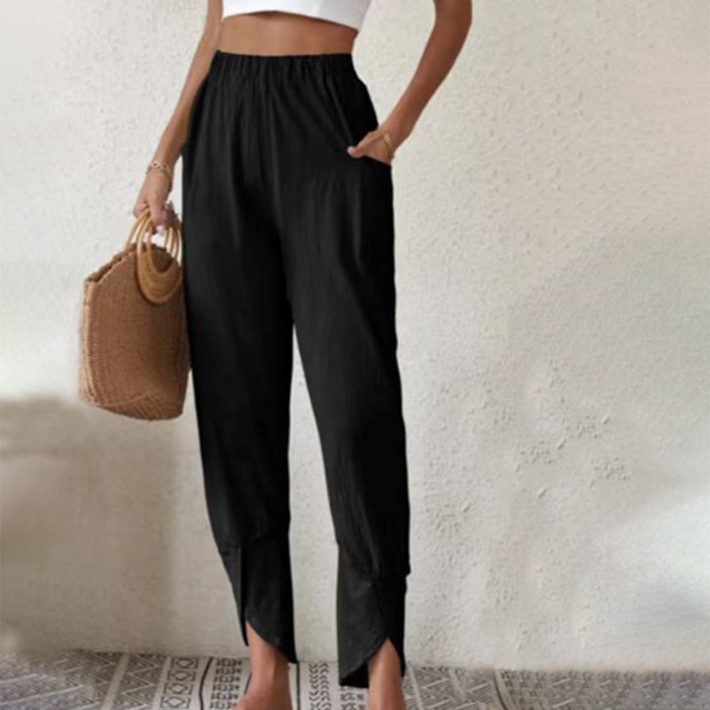 Essari - Pantalons à Ourlet Fendu
